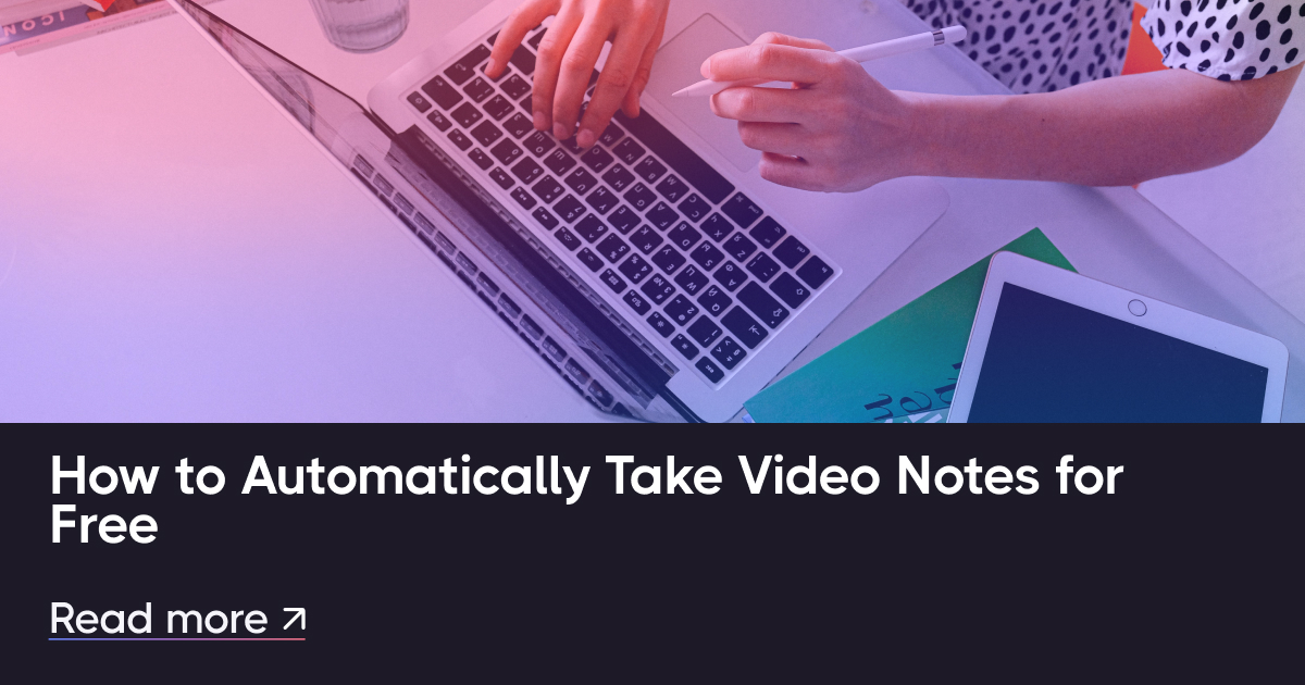 如何免费获取视频笔记