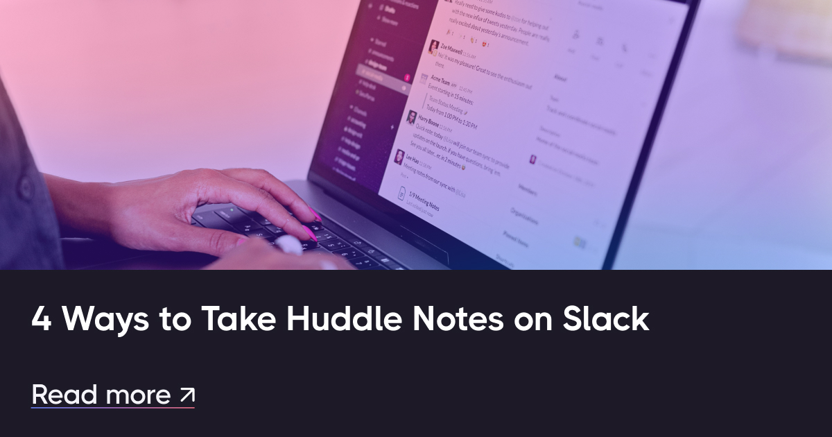 在懈怠上採取雜項筆記的4種方法