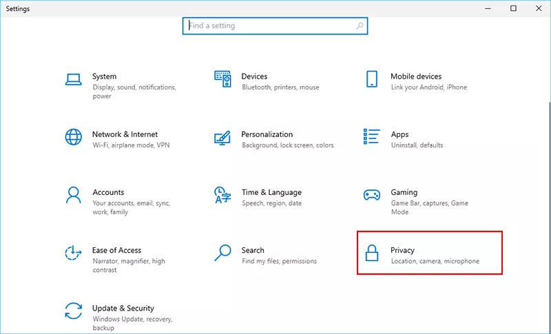 如何自定义Windows 10中的隐私设置