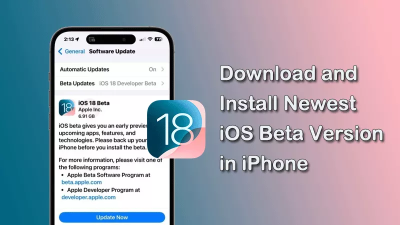 如何在iPhone中下载和安装最新的iOS Beta版本