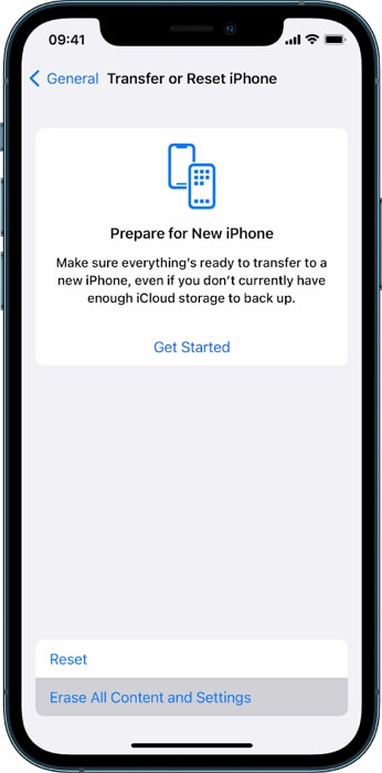 如何在没有iCloud密码的情况下重置iPhone