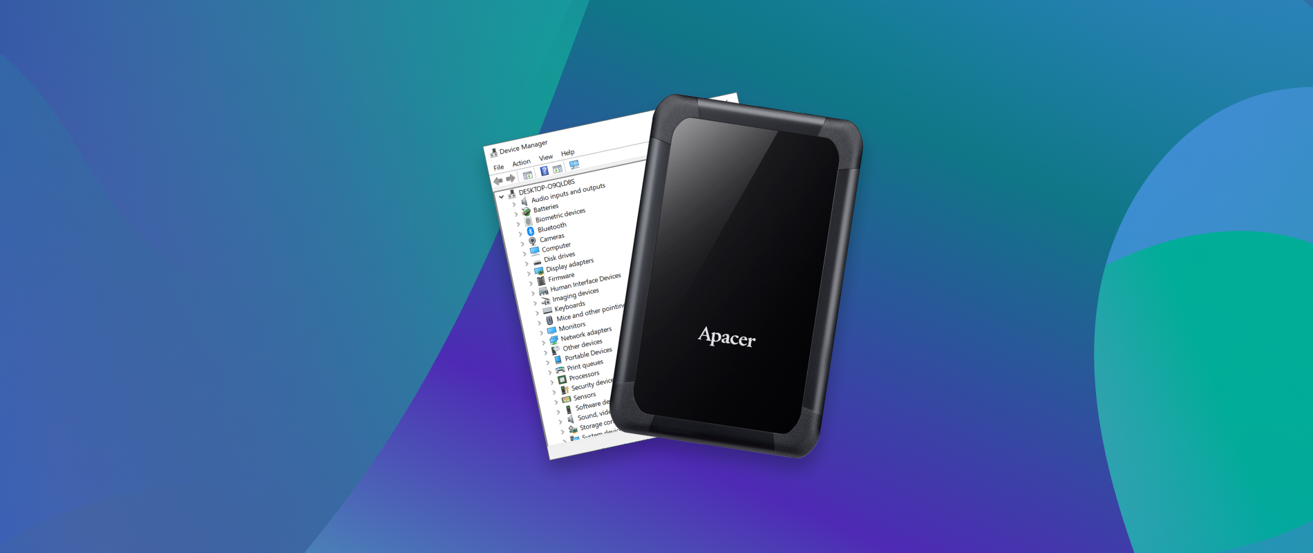 已解决：外部硬盘驱动器（或USB驱动器）出现在设备管理器中，但不显示Explorer