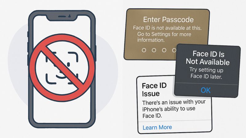 如何修复iPhone Face ID不可用