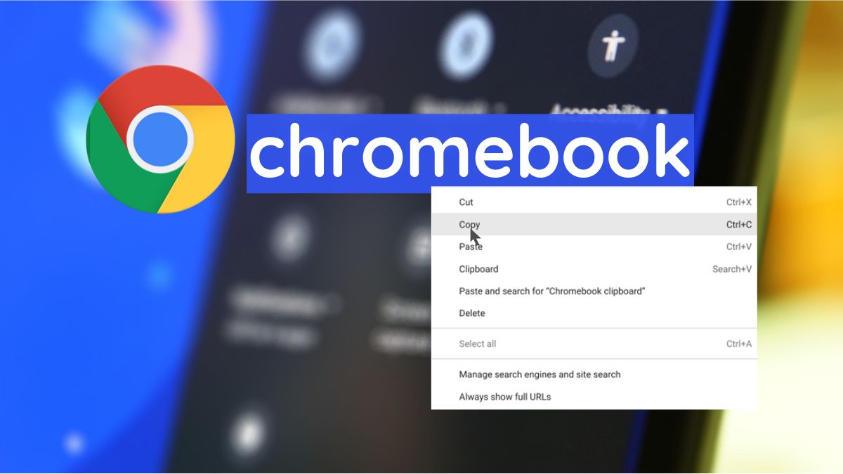 这是在Chromebook上复制和粘贴的方法