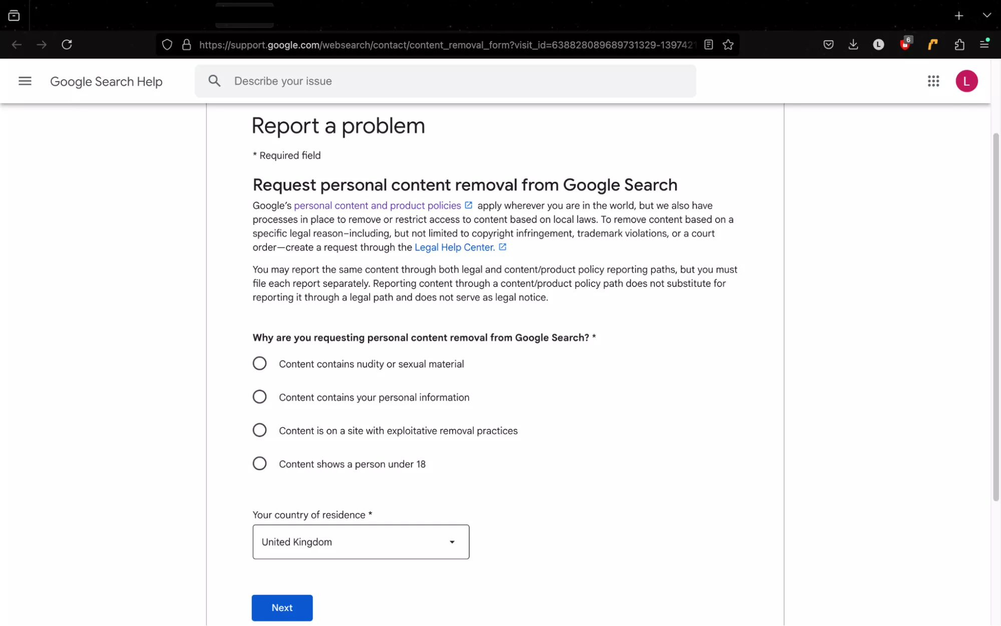 从Google中删除个人信息