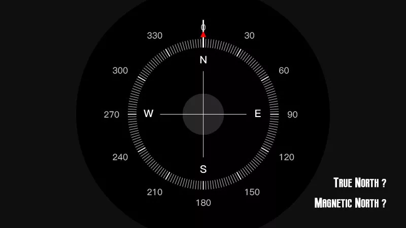 在iPhone/iPad上显示真实的北方而不是磁性北