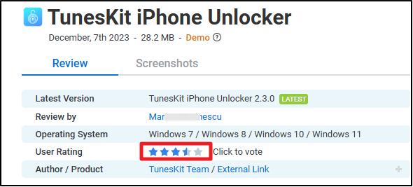 Tuneskit iPhone Unlocker评论及其最佳选择