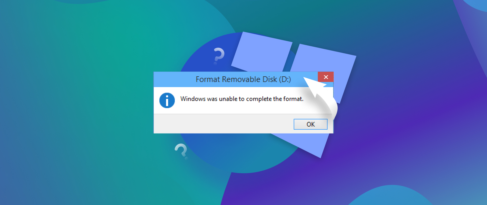 如何修复“ Windows无法完成格式”错误
