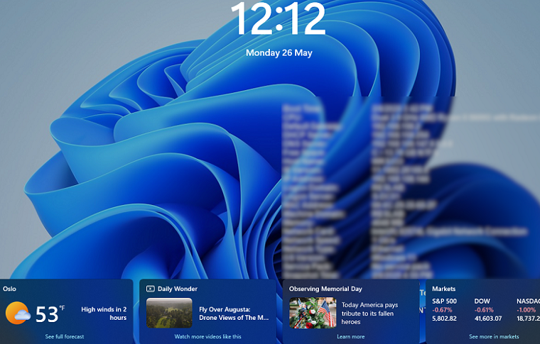 禁用Windows 11中的鎖定屏幕小部件