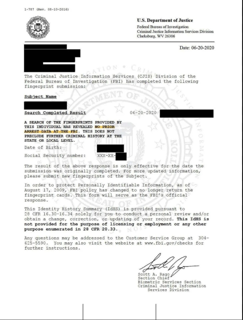 如何获得联邦调查局背景调查