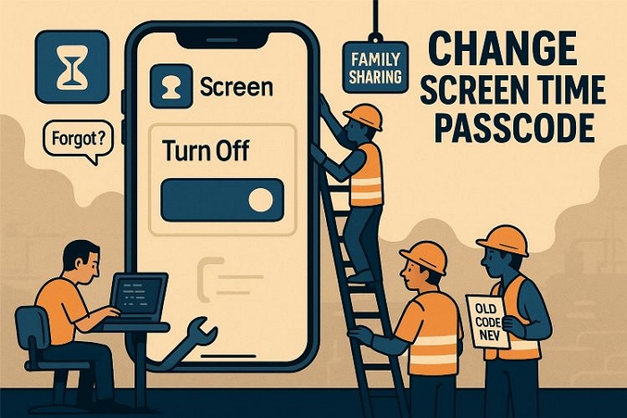 如何更改iPhone/iPad上的屏幕時間密碼