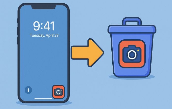 如何在iPhone锁定屏幕上删除相机[任何iOS]