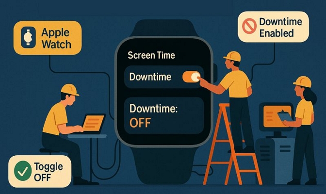 如何使用或不使用iPhone关闭Apple Watch上的停机时间