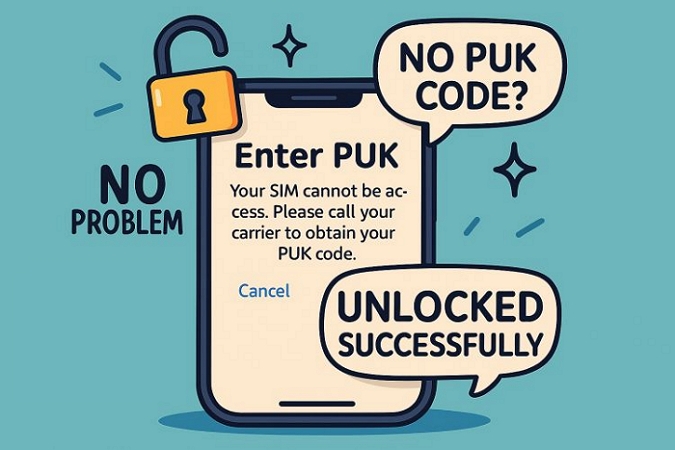 如何在没有PUK代码的情况下解锁SIM卡