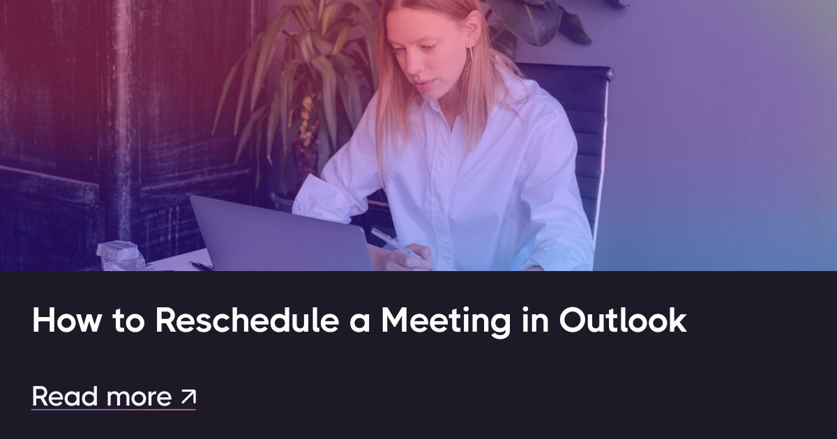 如何重新安排Outlook的会议