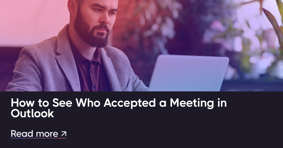 如何查看谁接受了Outlook的会议