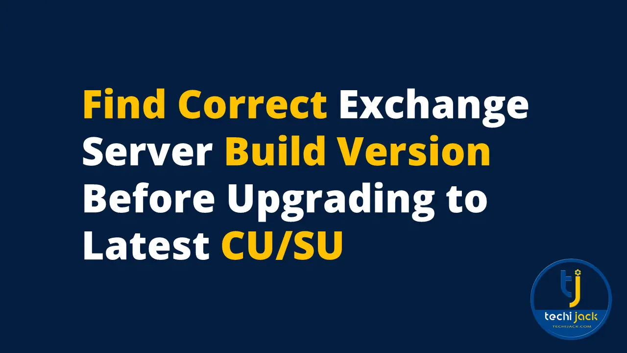 查找Exchange Server版本