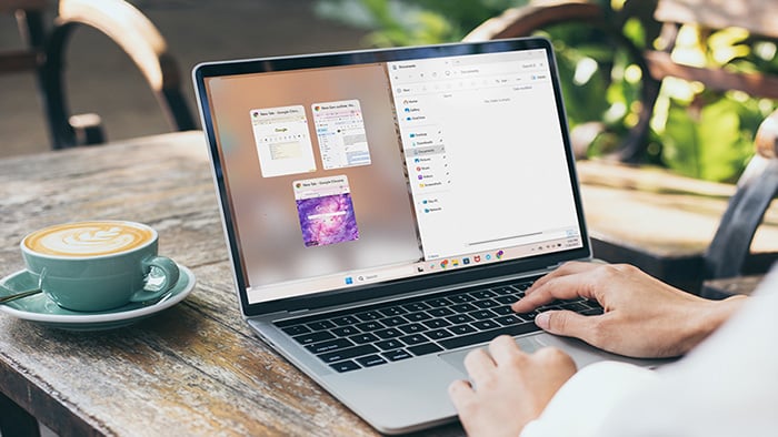 如何在PC或笔记本电脑上拆分屏幕（Windows 10和11）