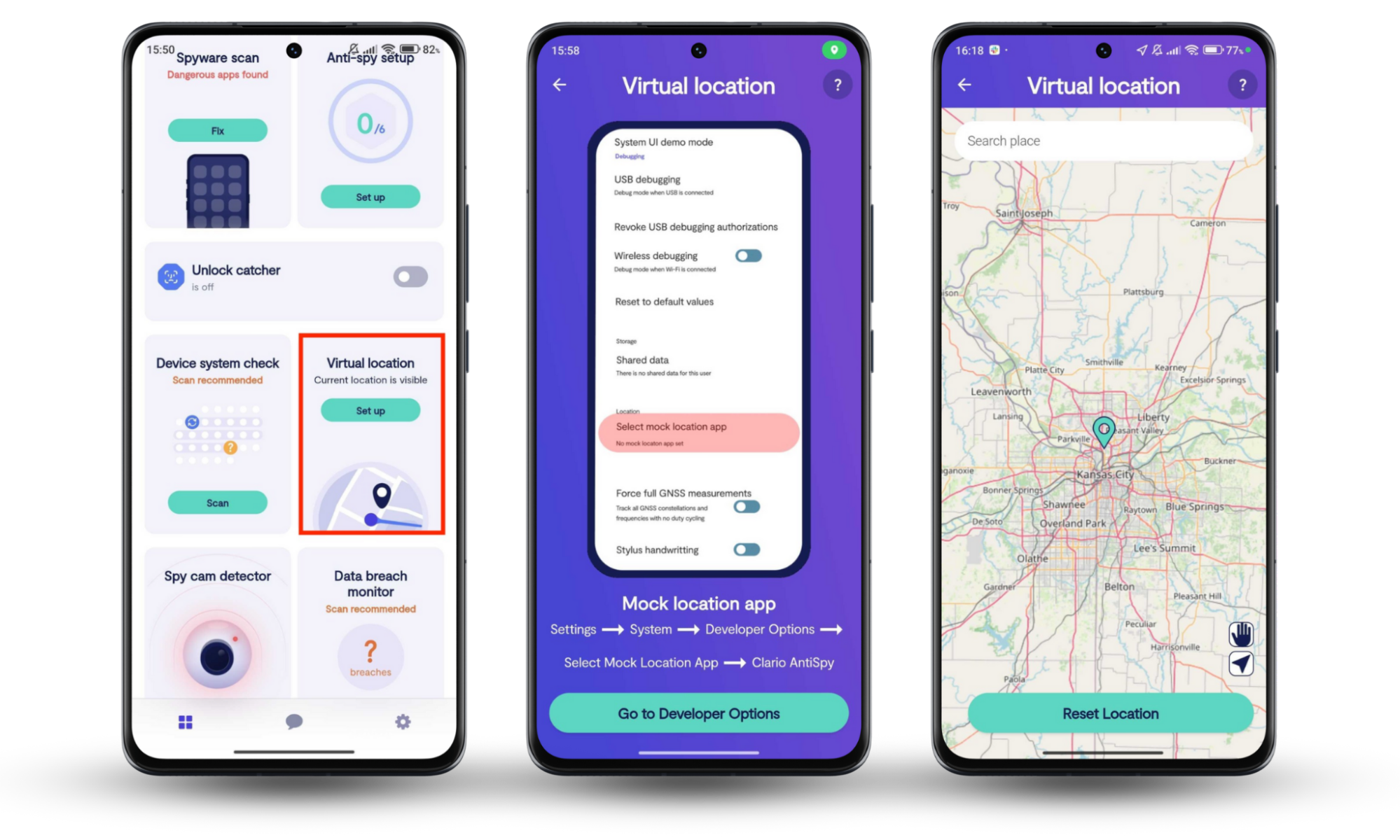 如何在 Android 上更改 VPN 位置