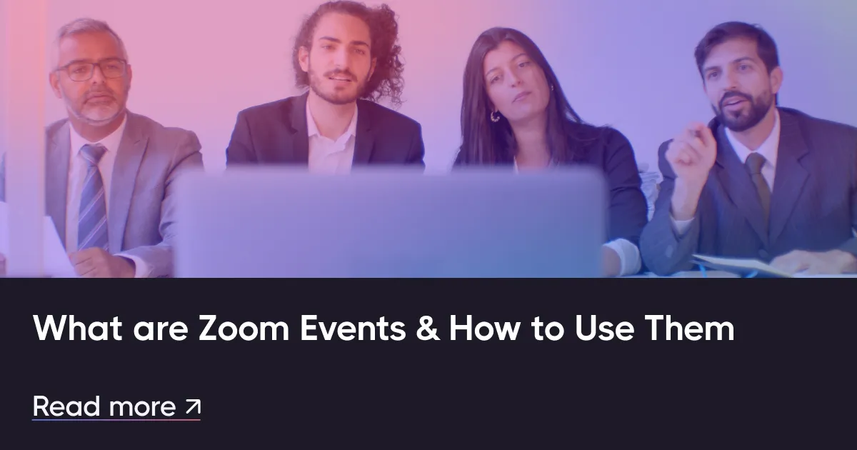 什么是 Zoom 活动以及如何使用它