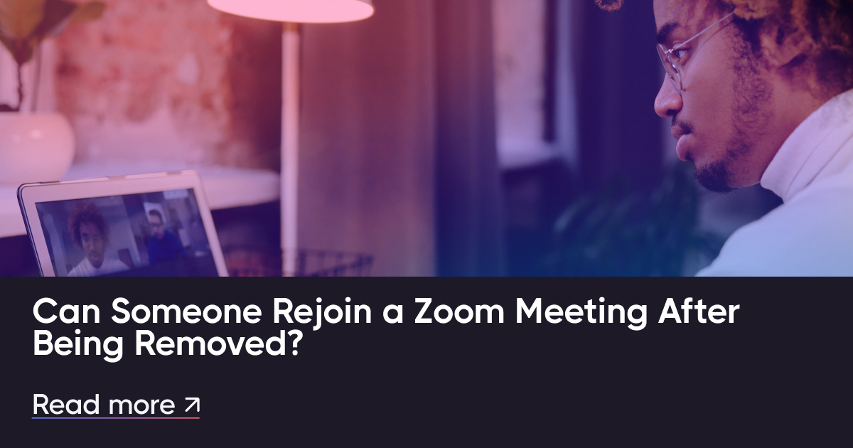 有人被删除后可以重新加入 Zoom 会议吗？