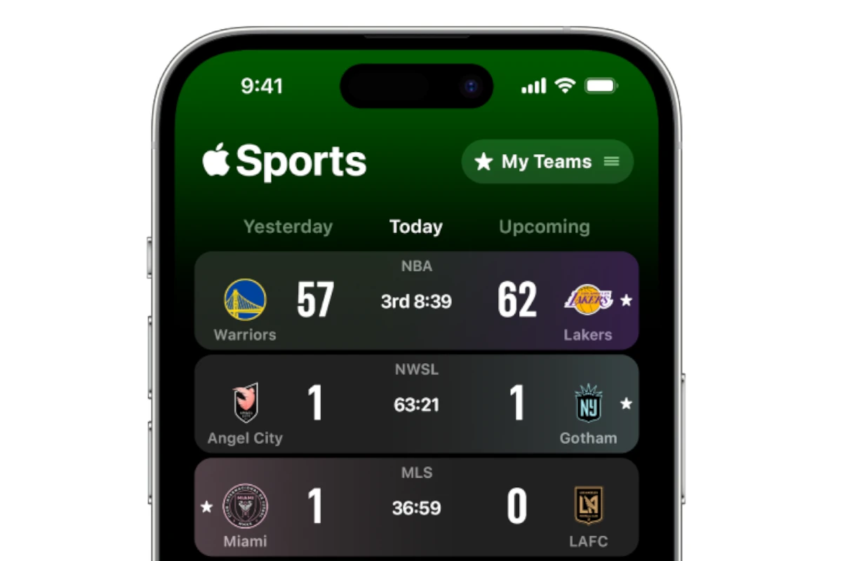 Apple Sports App：新功能