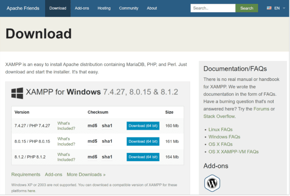 如何使用XAMPP控制面板在本地安装WordPress