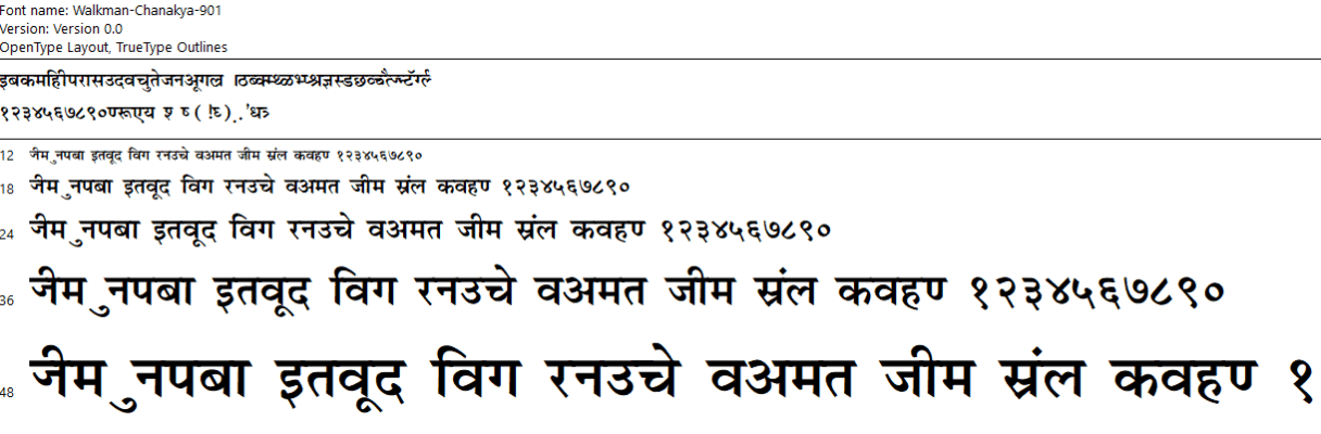 下載Walkman Chanakya 901 TTF字體用於Adobe Indesign / Illustrator：已解決
