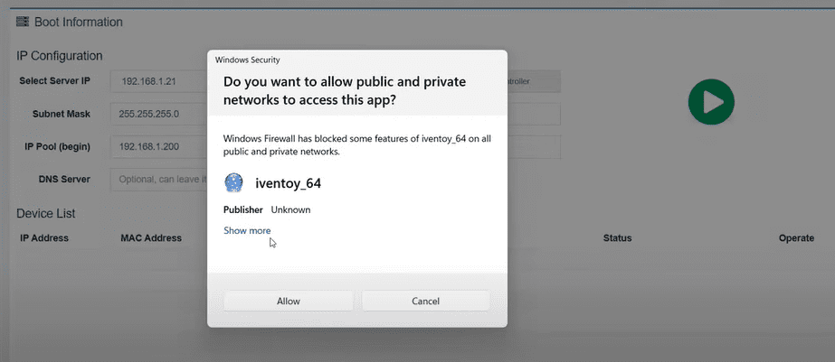 分步指南：如何使用Iventoy通过网络安装Windows 11