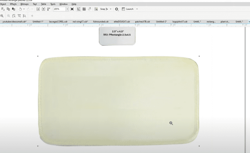 Coreldraw提示和技巧：嘲笑一個補丁以進行客戶審查