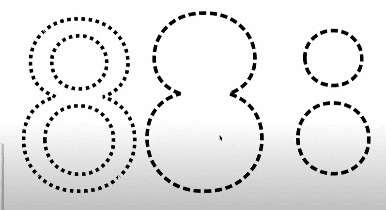 Coreldraw技巧和技巧：創建虛線或虛線並使其平滑