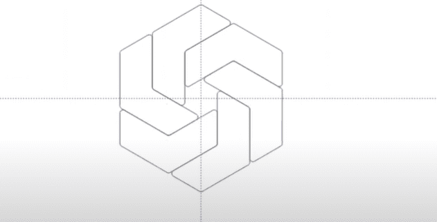 Coreldraw提示：使用三個六邊多邊形創建設計