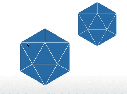 Coreldraw技巧和技巧：創建一個具有4個三角形的6面多邊形