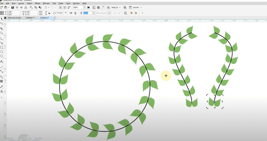 掌握适合路径上的对象：Coreldraw中的图形和设计课程