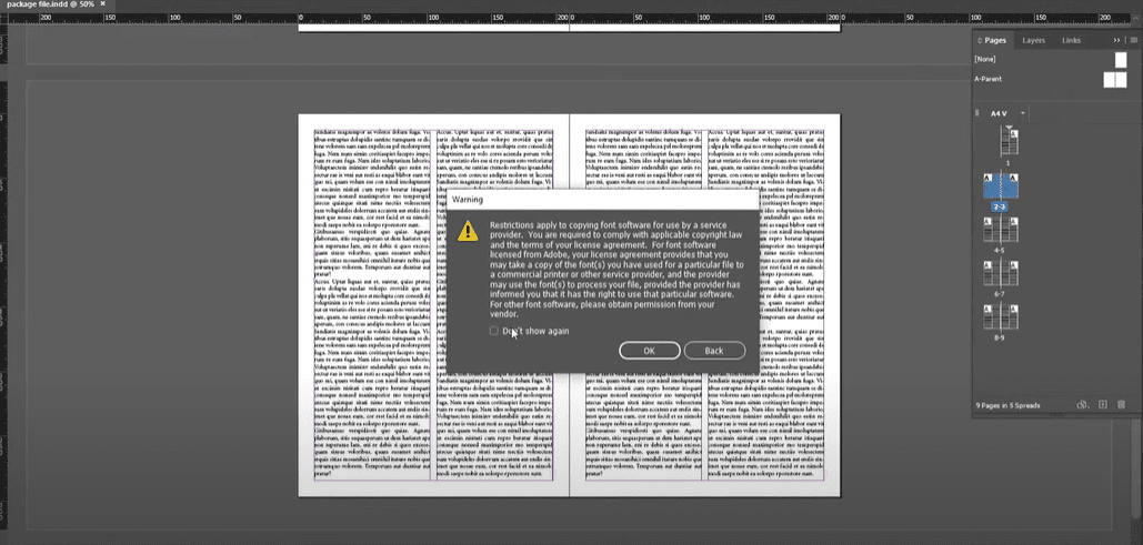 如何包装Adobe Indesign中的InDesign文件