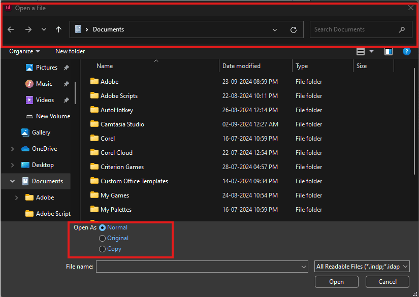 04。打开的内容，AS，复制，Adobe Indesign中的文档：逐步指南