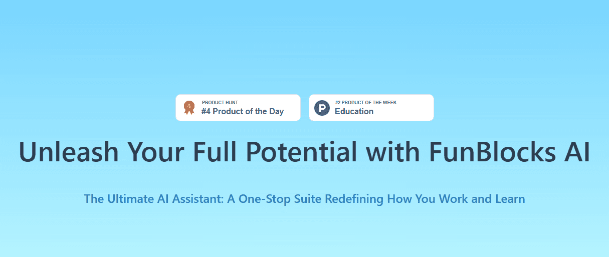 通過Funblocks AI流量增強您的創造力和生產力