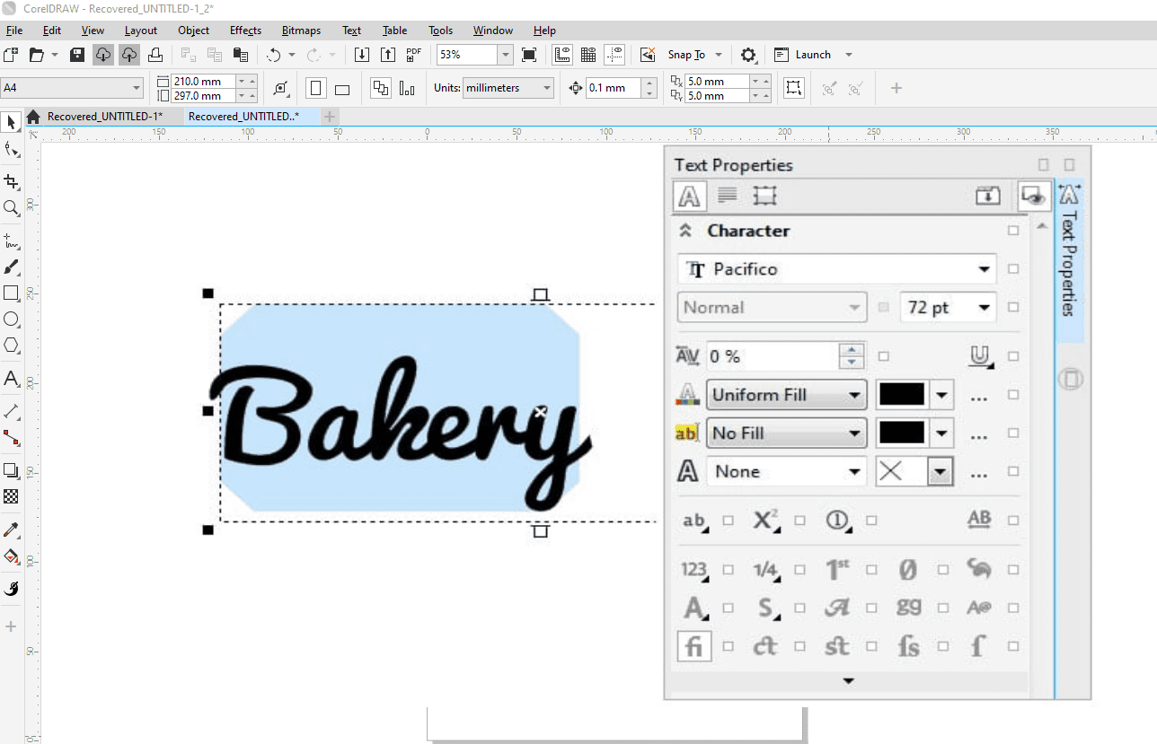 掌握Coreldraw中的文本工具
