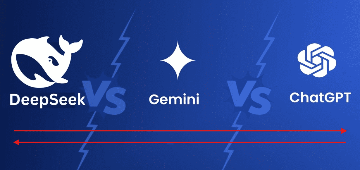 机器人之战：Chatgpt vs Deepseek vs Gemini 