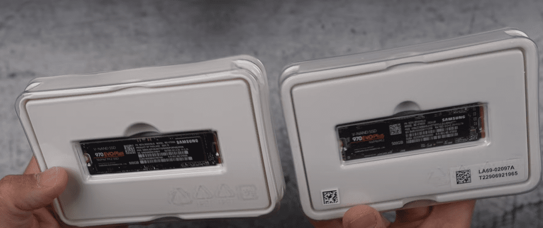 識別偽造的三星970 EVO加SSD：詳細的比較