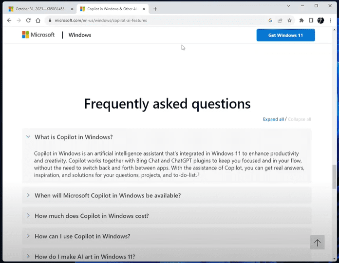 🔄如何在Windows 11（23H2）中啟用或禁用Windows Co-Pilot AI