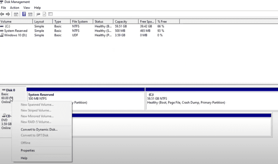 如何将MBR转换为GPT驱动器以将BIOS切换到Windows 10上的UEFI