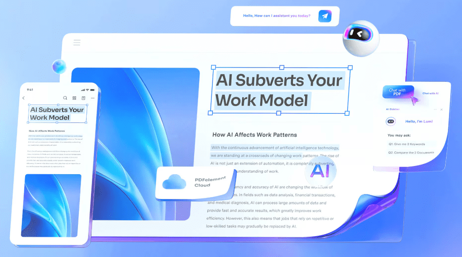 Wondershare Pdfelement：2024年編輯PDF的最佳Adobe Acrobat替代品