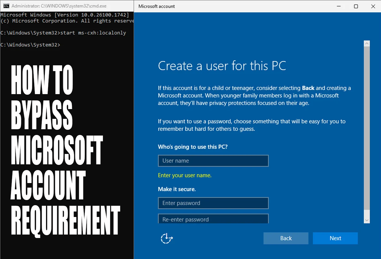 如何绕过Windows 11中的Microsoft帐户要求（24H2更新）