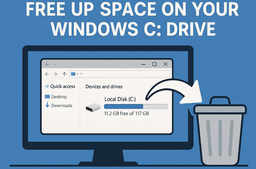 🧹如何釋放Windows C驅動器上的空間：完整的清理指南