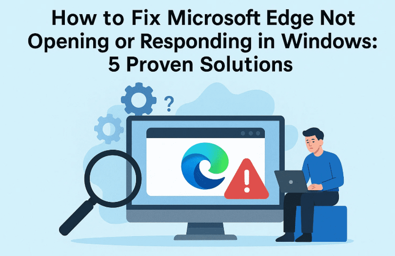 如何修复 Microsoft Edge 在 Windows 中无法打开或响应的问题：5 个经过验证的解决方案 - 极客技巧