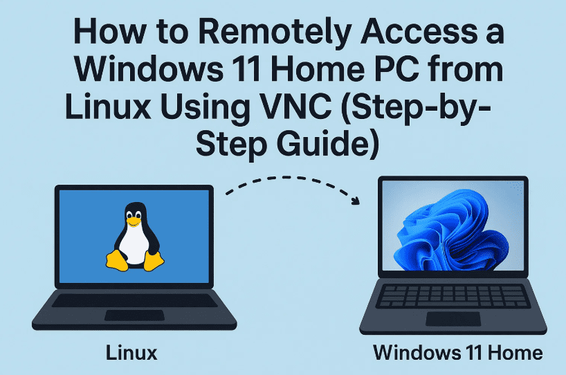 如何使用VNC（分步指南）從Linux訪問Windows 11 Home PC