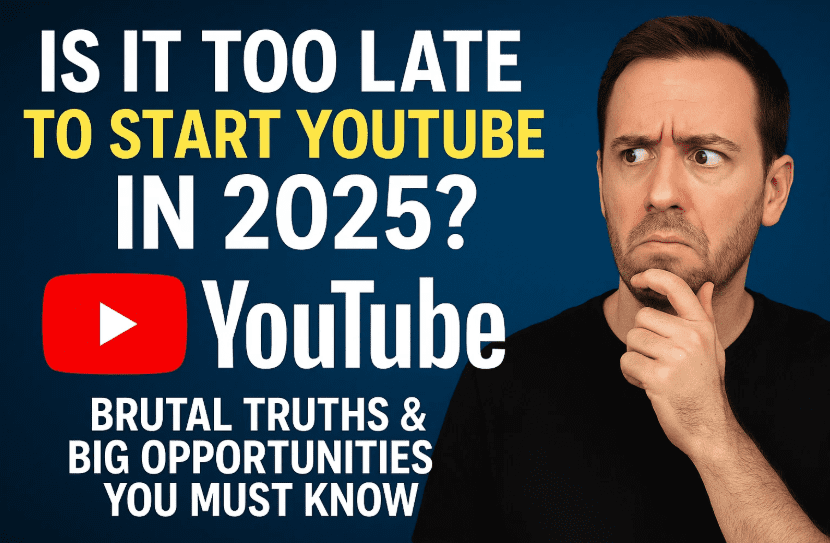 在2025年启动YouTube为时已晚吗？您必须知道的残酷真相和大机会