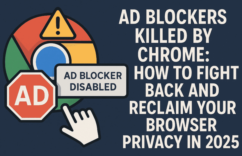 被Chrome杀死的Adblockers：如何反击并在2025年收回您的浏览器隐私