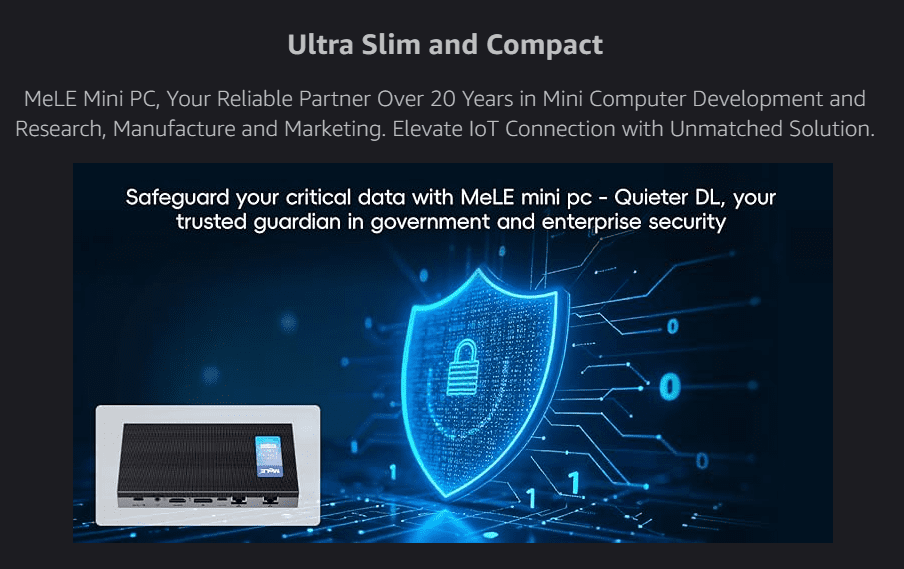 Mele安静的4C迷你PC评论